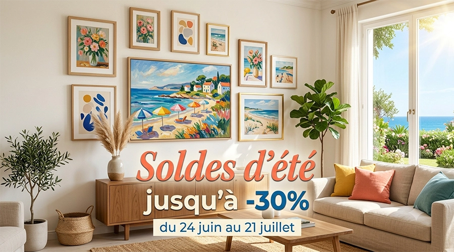 Bannière soldes d'été 2026 - TabloDéco.fr