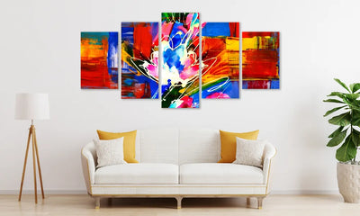 Collection de tableaux colorés
