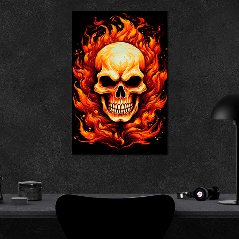 déco pas chère tête de mort - TabloDéco.fr