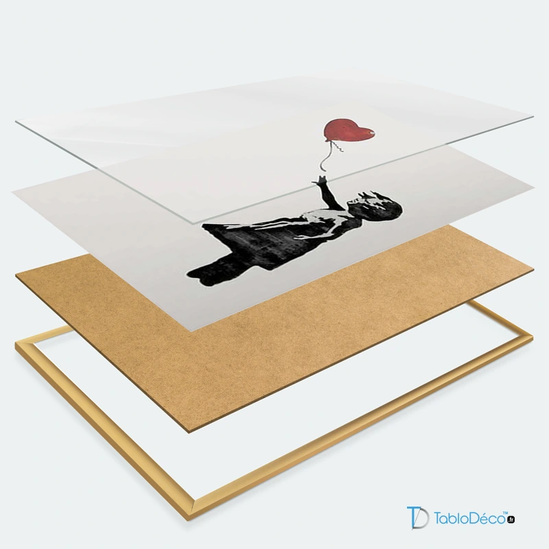Poster Banksy "La Petite Fille au Ballon"