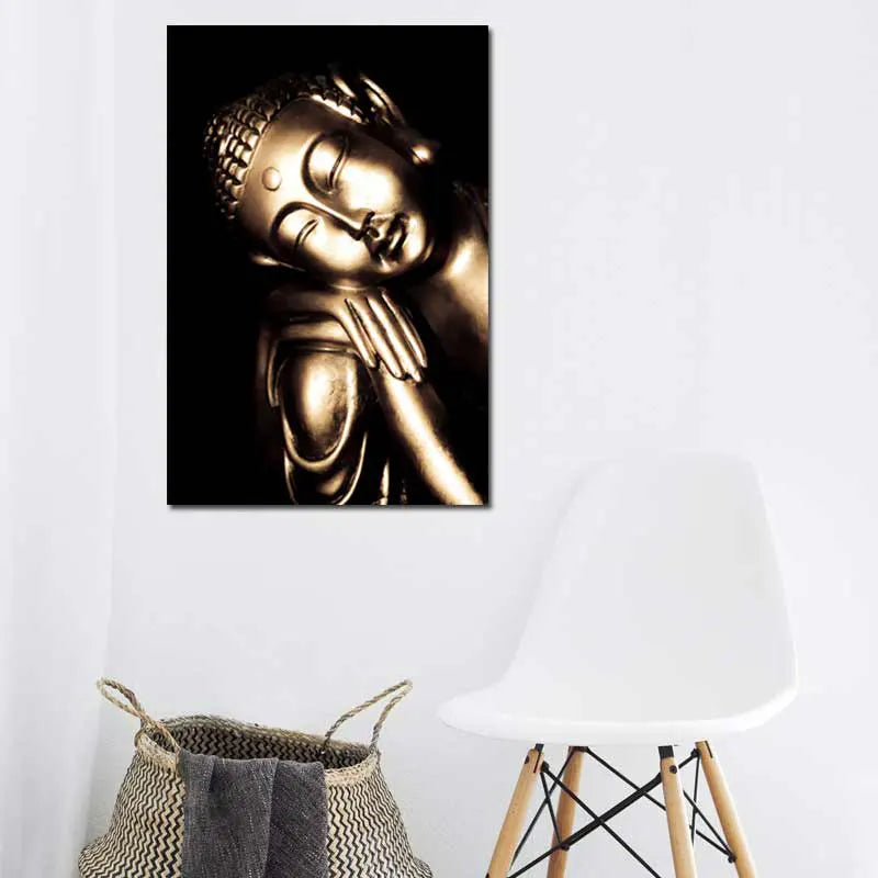 Grand Tableau sur toile Bouddha - TabloDéco.fr