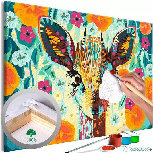 Peinture par numéros Petite Biche Colorée