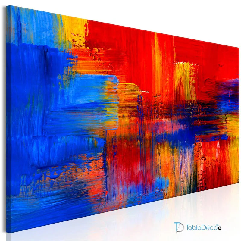 Acheter une Peinture sur toile Panoramique Abstraite - TabloDéco.fr