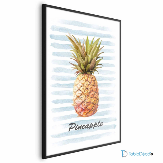 Poster Ananas Exotique - TabloDéco.fr