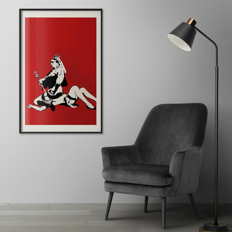 Poster Banksy Queen Victoria