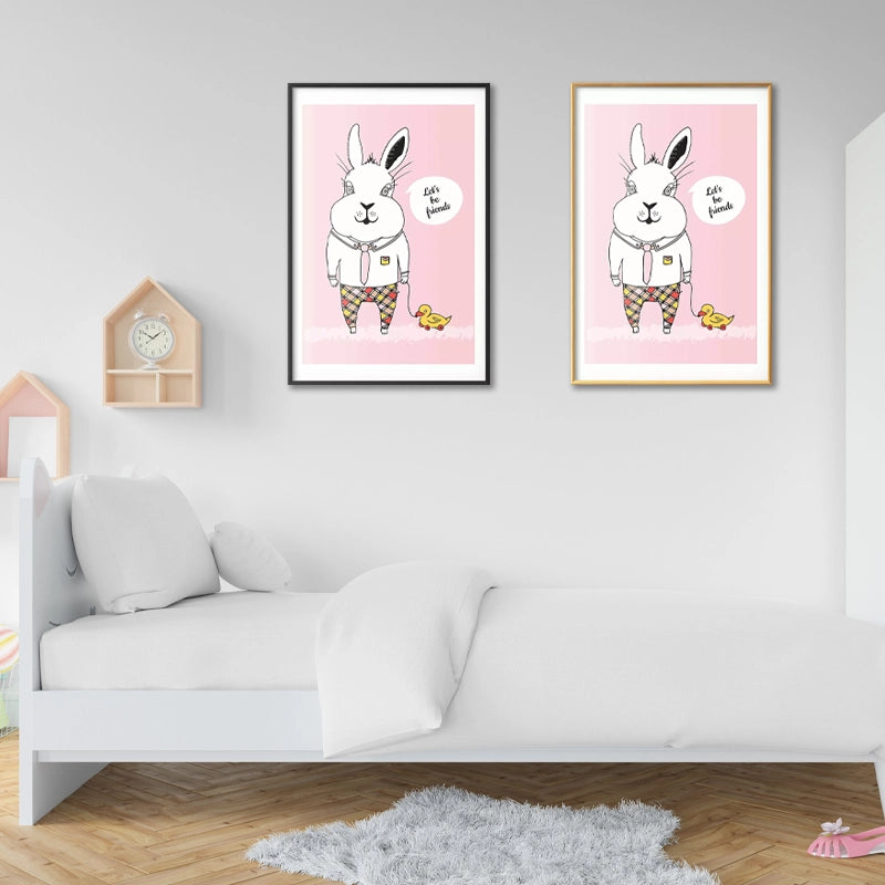 Poster Lapin Amical