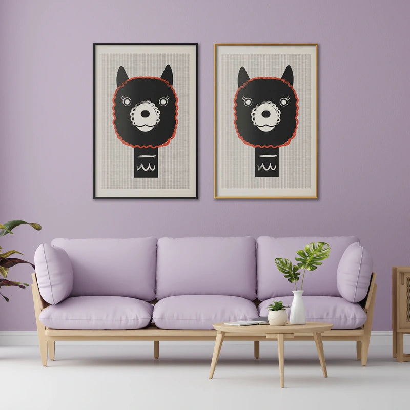 Poster Alpaga Rigolo