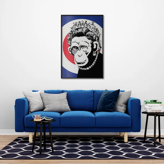 Poster Banksy "Monkey Queen"