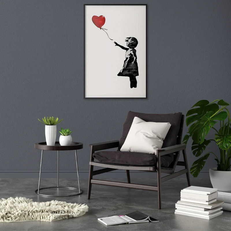 Poster Banksy "La Petite Fille au Ballon"