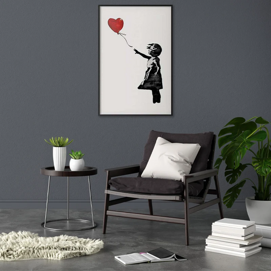 Poster Banksy "La Petite Fille au Ballon"