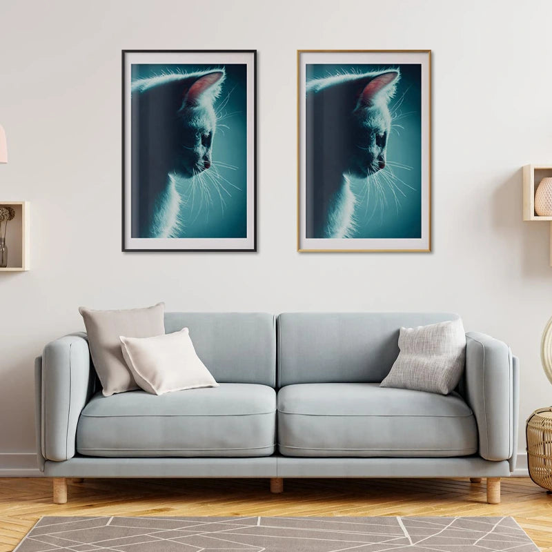 Poster Mural d'un Chat de Nuit