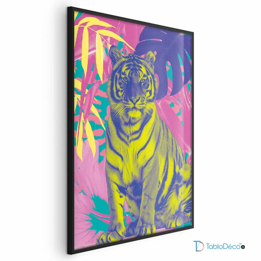 Poster Tigre Couleurs Exotiques