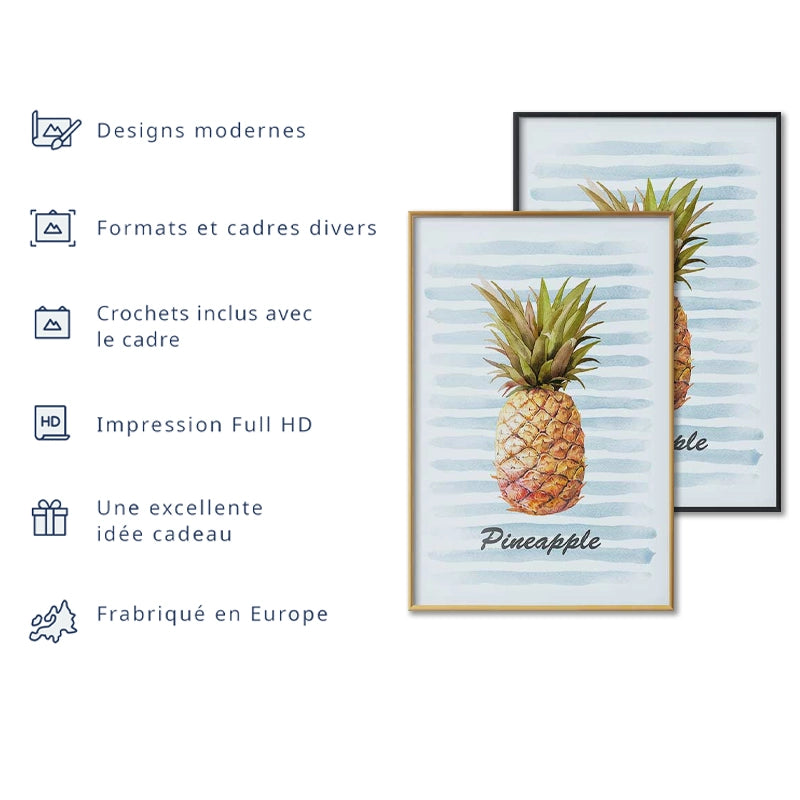 Poster Ananas Exotique