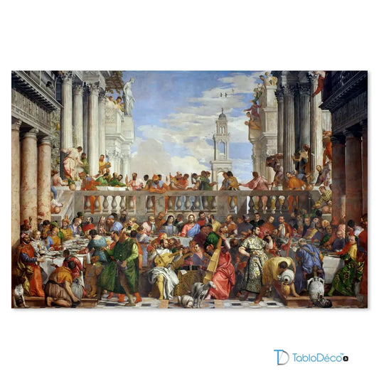 Acheter une toile des Noces de Cana de Paul Véronèse - TabloDéco.fr