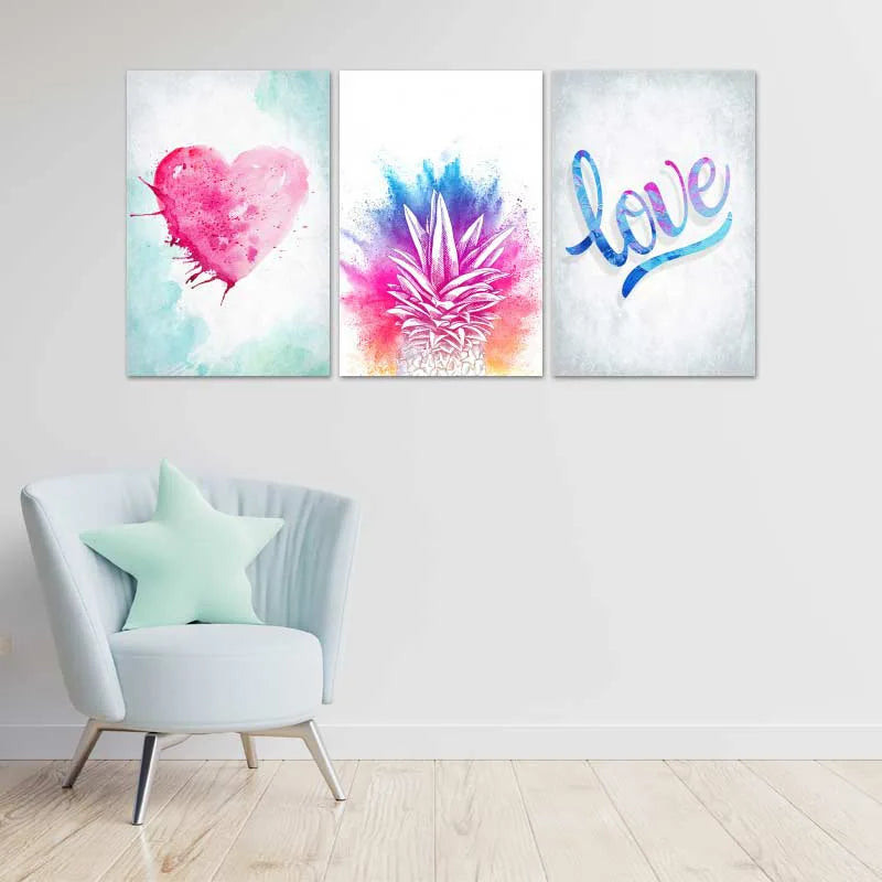 Tableau Abstrait Amour - TabloDéco.fr