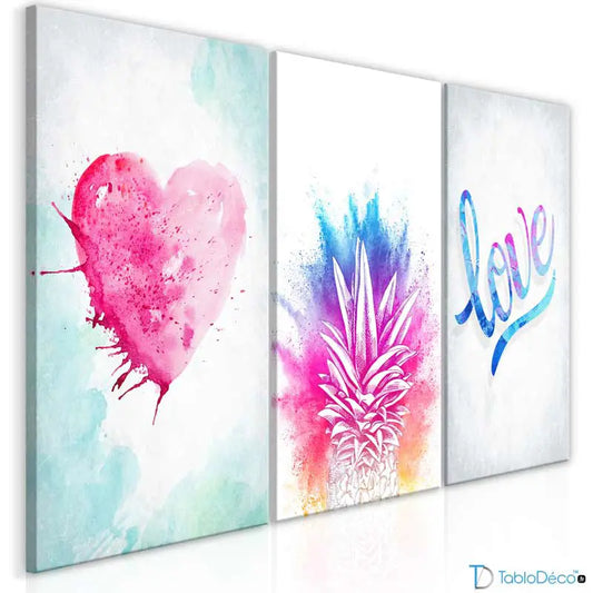 Acheter un Tableau Abstrait Amour - TabloDéco.fr