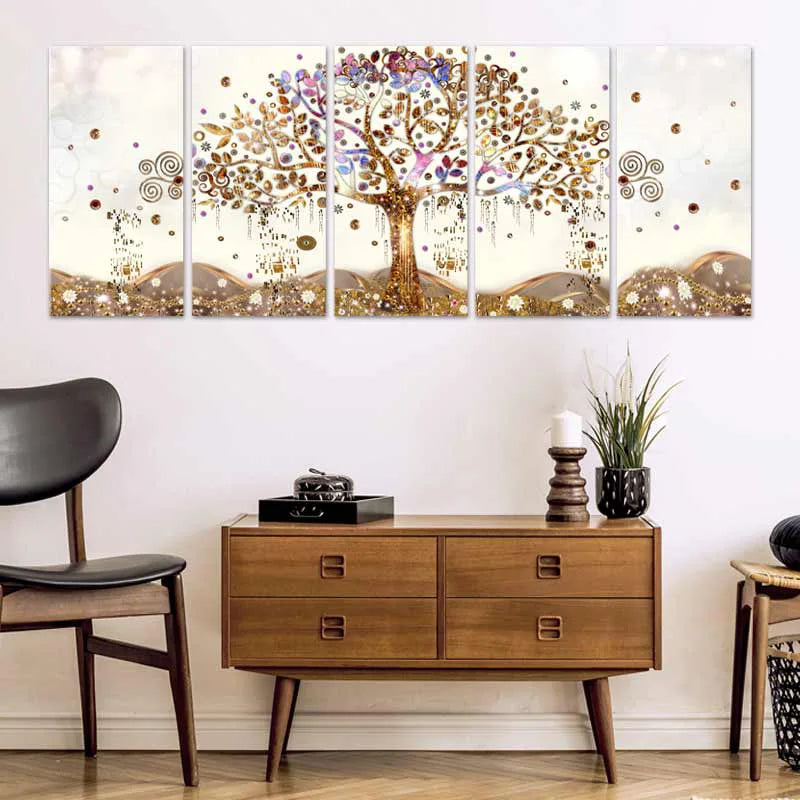 Tableau Abstrait Arbre - TabloDéco.fr