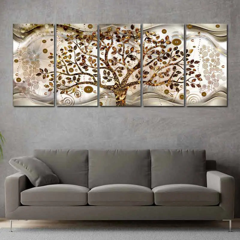 Tableau Arbre Doré