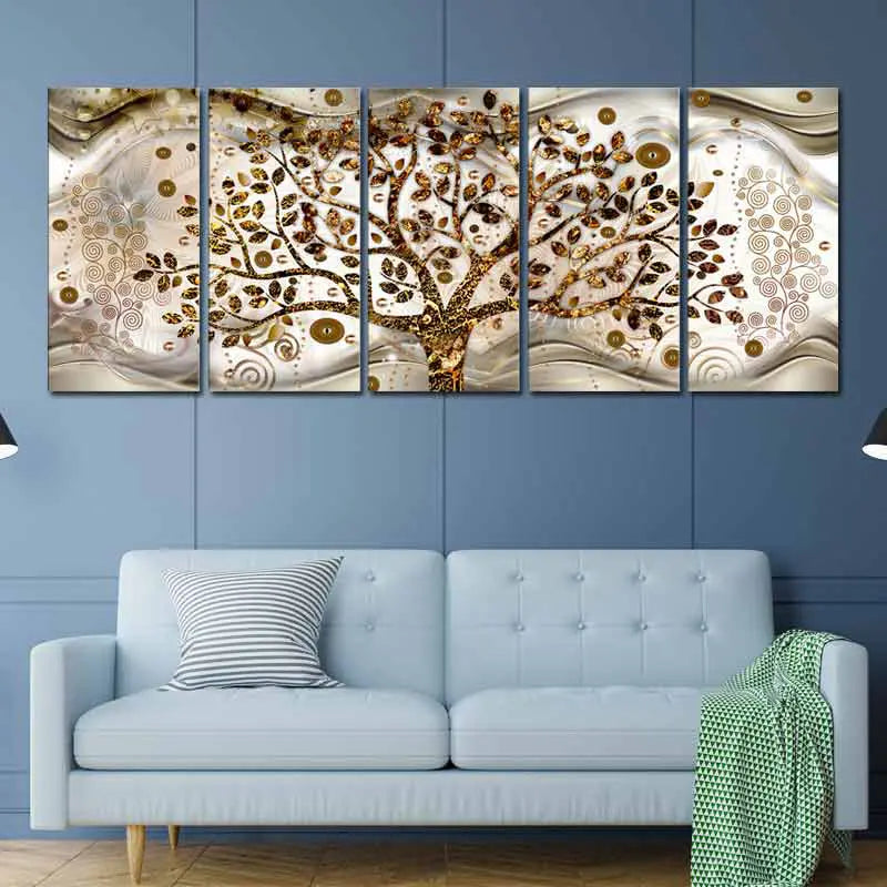 Tableau Arbre Doré