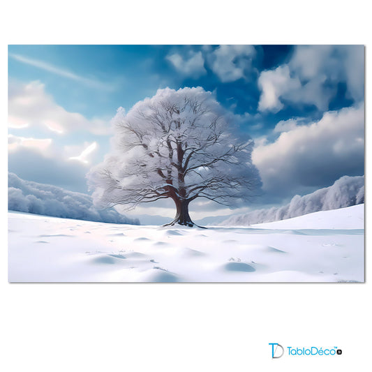 Tableau Arbre en Hiver
