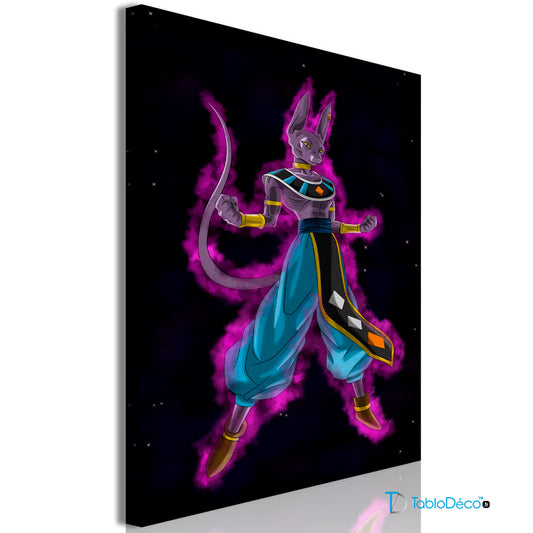 Tableau Beerus Dieu de la Destruction Dragon Ball super- TabloDéco.fr