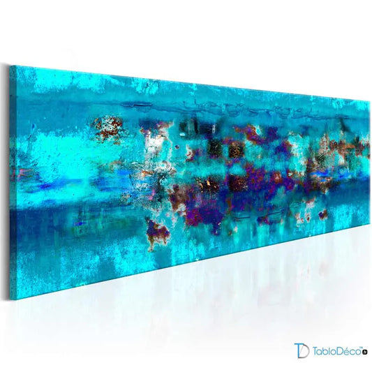Acheter un Tableau Bleu Abstrait - TabloDéco.fr
