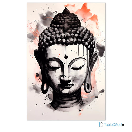 Acheter un Tableau de Bouddha Encre de Chine - TabloDéco.fr