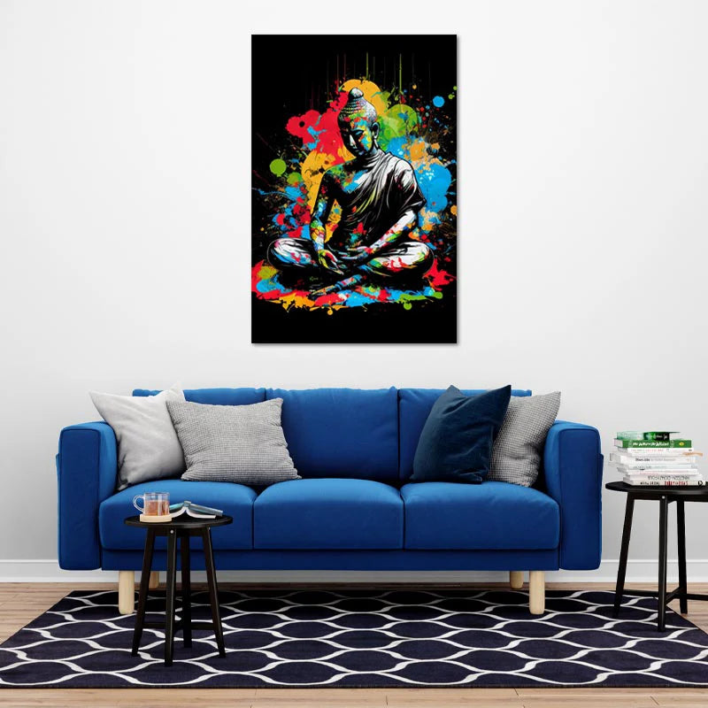 Tableau Bouddha Pop Art - TabloDéco.fr