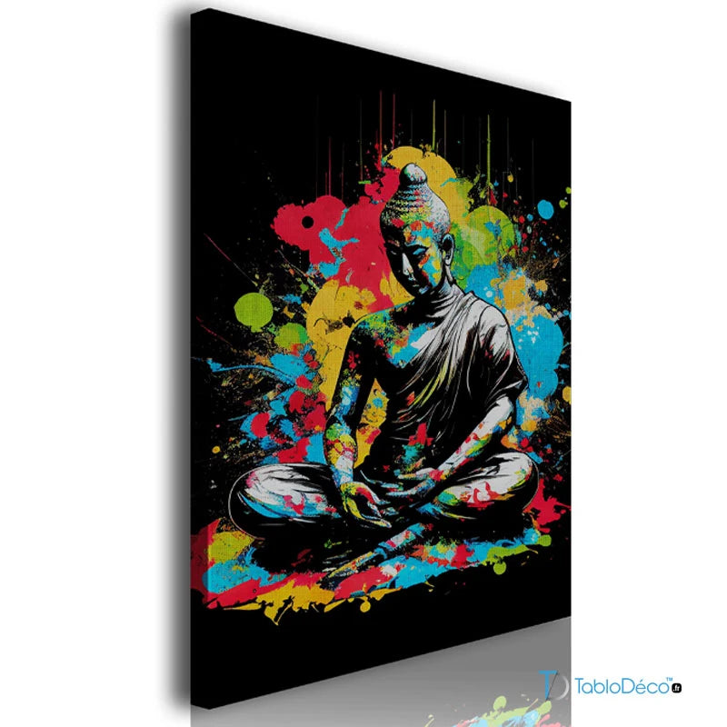 Acheter un Tableau Bouddha de style Pop Art - TabloDéco.fr