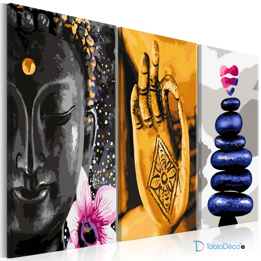 Tableau Bouddha pour Salon Zen
