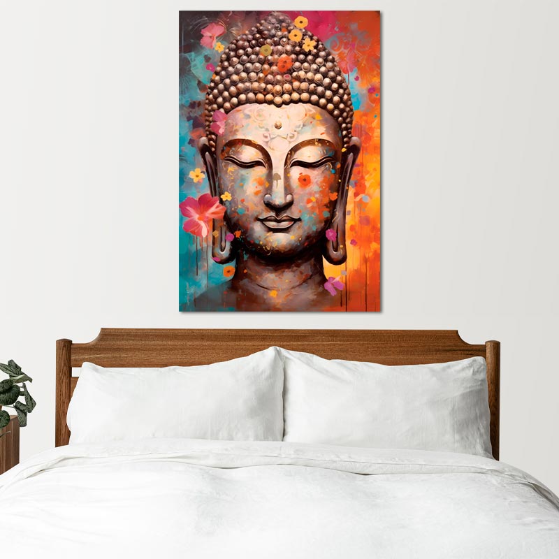 Tableau de décoration d'un Bouddha Zen - TabloDéco.fr