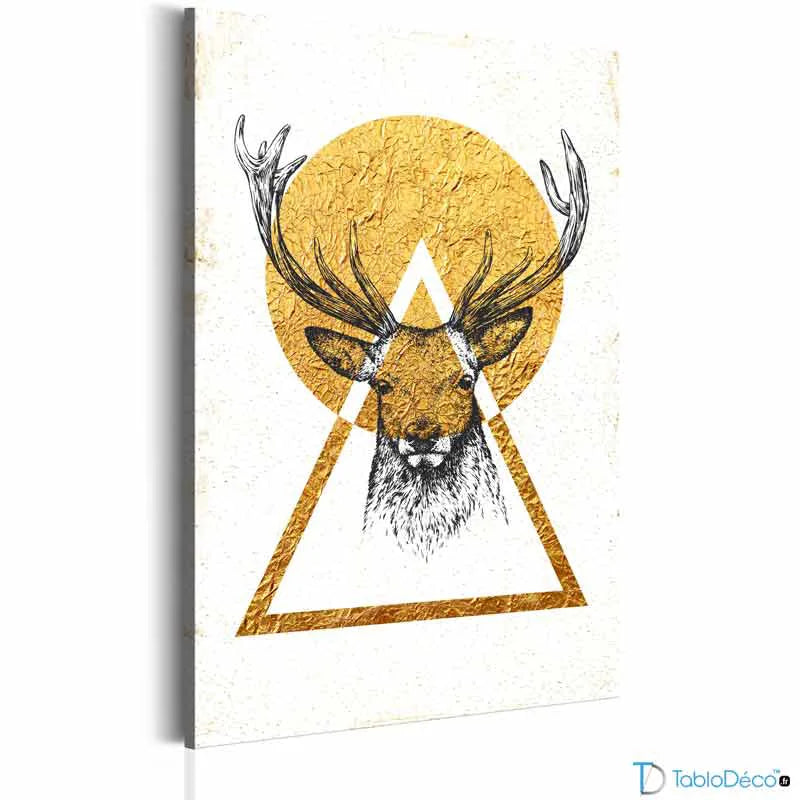 Acheter un Tableau de Cerf style Nordique - TabloDéco.fr