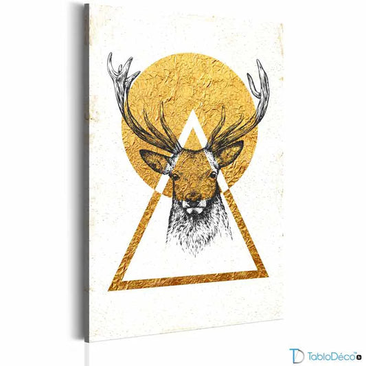 Acheter un Tableau de Cerf style Nordique - TabloDéco.fr
