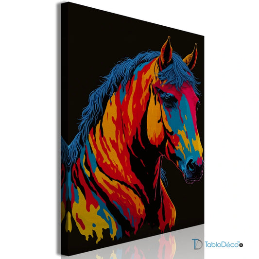 Acheter un Tableau avec un Cheval Pop Art - TabloDéco.fr