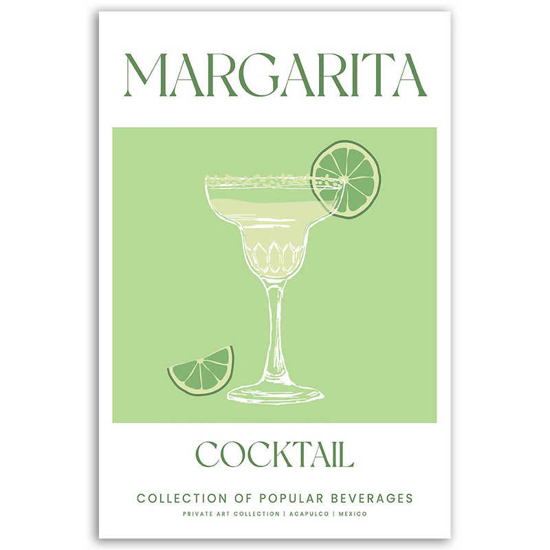 Tableau Cocktail Margarita - TabloDéco.fr