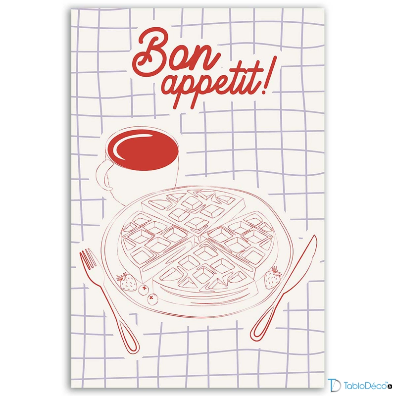 Tableau Cuisine - Bon appétit !