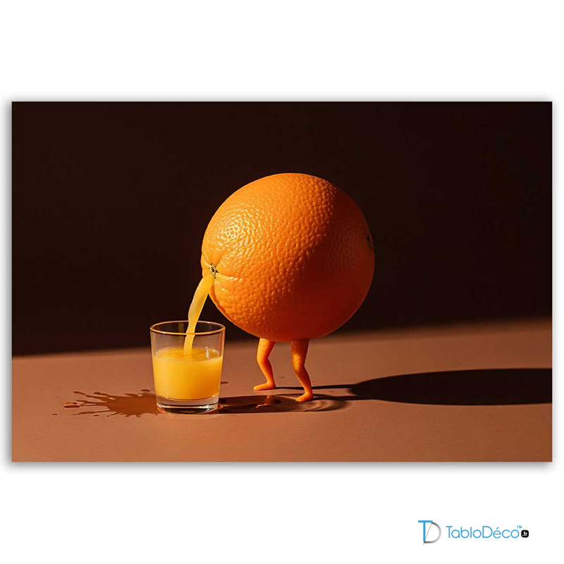Tableau Cuisine Jus d’Orange - TabloDéco.fr