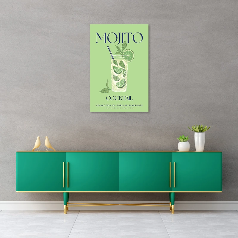 Tableau déco Cocktail Mojito