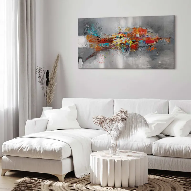 Tableau déco Contemporain Moderne Design et Abstrait accroché dans un salon