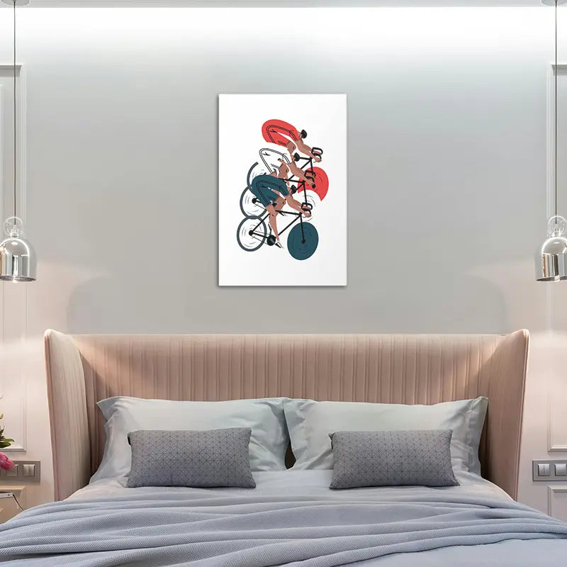 Tableau décoratif Course Cycliste Olympique (JO Paris 2024)