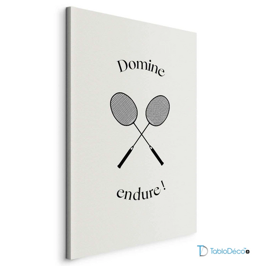 Tableau Déco Raquettes de Badminton