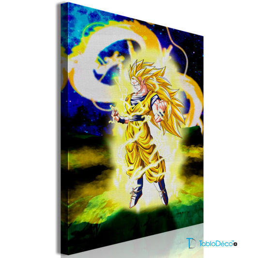 Acheter un Tableau de Goku Super Saiyan 3 - TabloDéco.fr