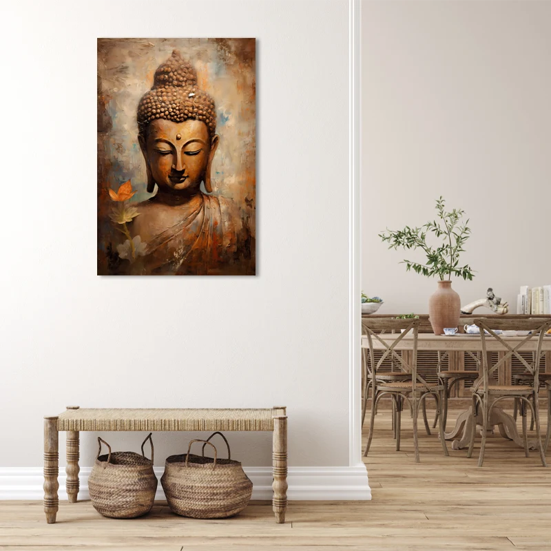 Tableau Bouddha Sérénité Asiatique