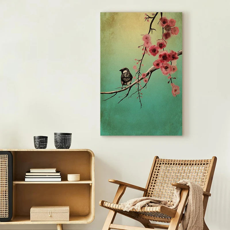 Tableau Scandinave Oiseau