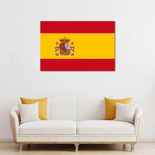 Tableau déco du Drapeau Espagnol - TabloDéco.fr