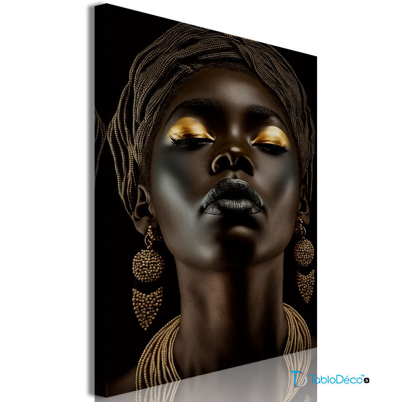 Acheter un Tableau d'une Femme Africaine Moderne - TabloDéco.fr