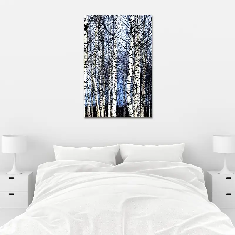 Tableau Forêt de Bouleaux