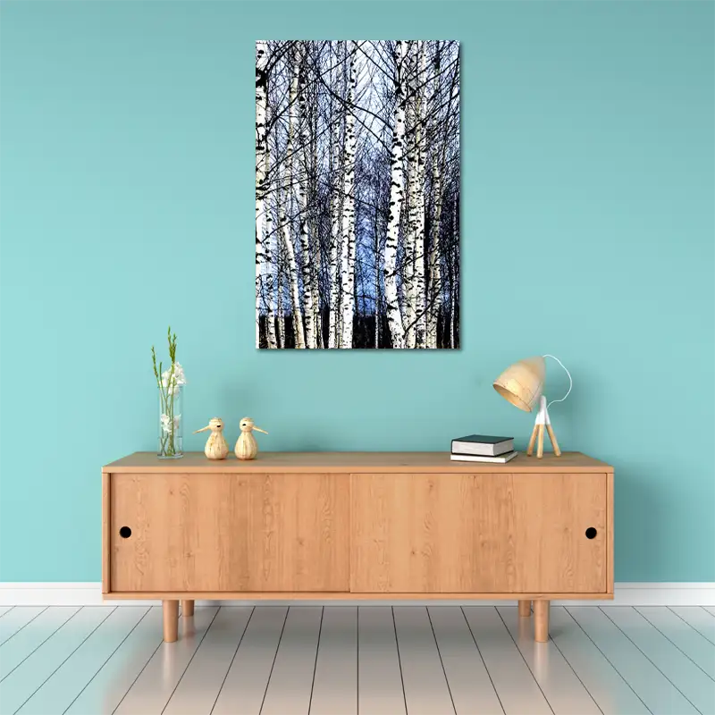 Tableau Forêt de Bouleaux