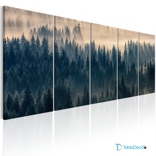 Acheter un Tableau d'une Forêt dans la Brume - TabloDéco.fr