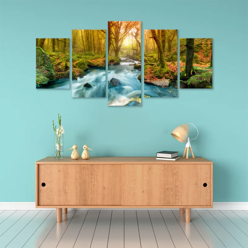 Tableau Forêt Rivière - TabloDéco.fr